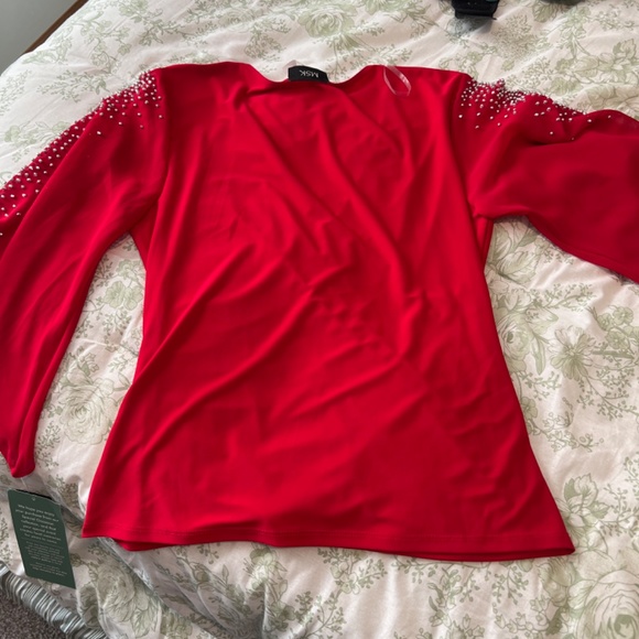 Women’s blouse with rhinestones - Picture 4 of 6